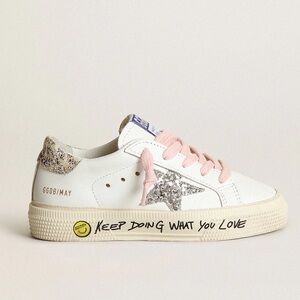 Golden Goose Young May Sneakers Glitter Star 31 -13.5